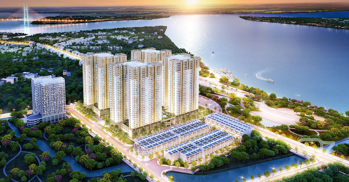 Hình ảnh dự án Sài Gòn Riverside Complex tại Quận 7 TP.HCM của Tập đoàn Hưng Thịnh Corp