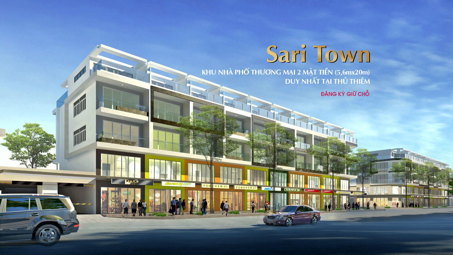 Dự án nhà phố Sari Town Sala