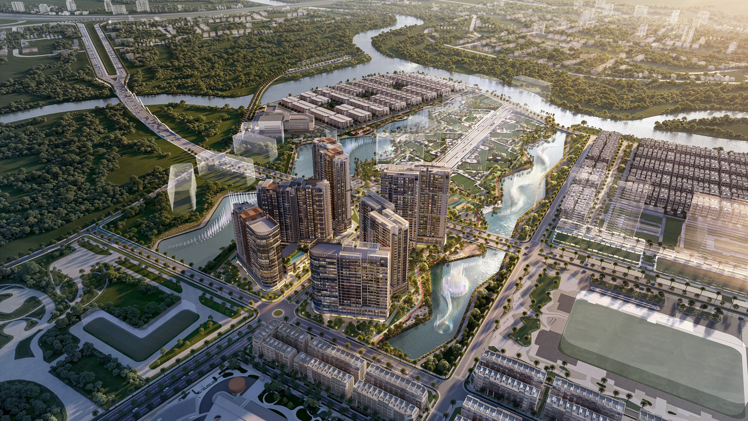 Masteri Cosmo Central – khu căn hộ cao cấp mới ra mắt tại tâm điểm The Global City, hưởng lợi thế siêu kết nối của khu đô thị phức hợp quốc tế duy nhất tại trung tâm TPHCM.
